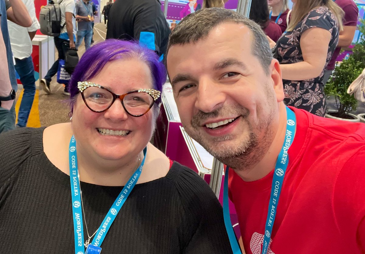 Michelle Frechette and Milan Ivanovic at WordCamp Asia