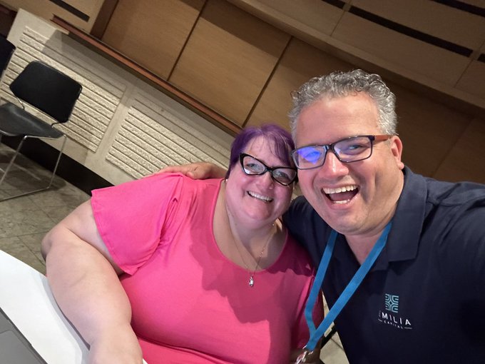 Michelle Frechette and Joost De Valk